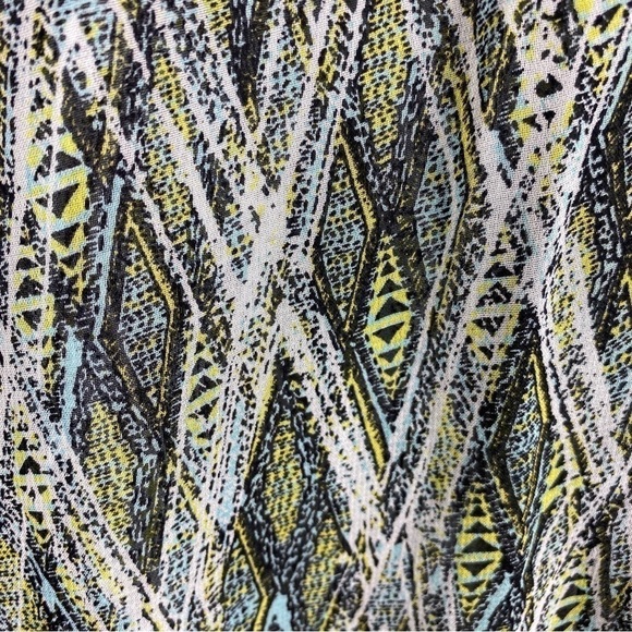 NOA Noa Green Boho Embroidered Semi Sheer Viscose Blouse Medium - Picture 7 of 11